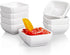 Dizada 8 PACK Dipping Bowls Set,Oven Safe - Ramekins for Baking Creme Brulee, 3 Oz Ceramic Soy Sauce Dish for BBQ sauce,Tomato Sauce, honey mustard and soy sauce, and other Party Serving Bowls Set