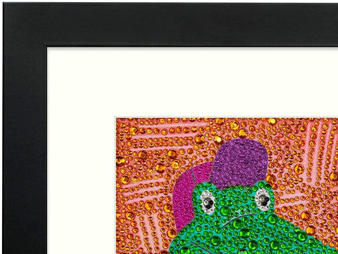 Frametory 12x16 Picture Frame, Displays Picture 8.5x11 with Mat or 12x16 without Mat, for Poster Print Diamond Painting Wall Frame - Wide Molding (12x16, Black)