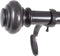 Decopolitan 1-Inch Urn Single Window Treatment Rod Set, 72 to 144-Inch, Bronze