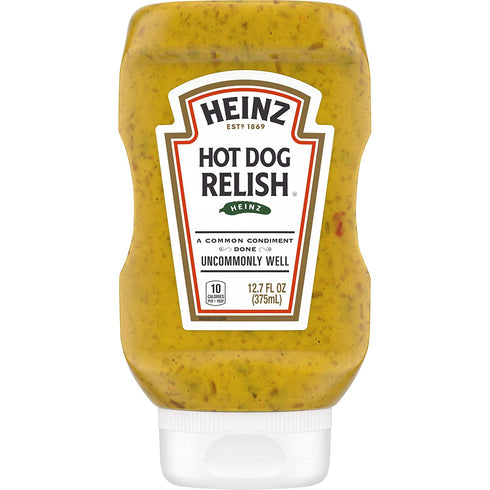Heinz Hot Dog Relish, 12.7 fl oz Bottle