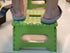 Folding Step Stool - 11 inches high - Lightweight, Sturdy, Secure, Carry Handle, Easy to Open, Suitable for Kitchen, Bathroom, Bedroom, Outdoor Camping and Fishing