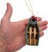 Row Boat Christmas Ornament, Nautical Keepsake, 4 Inches, Set of 3