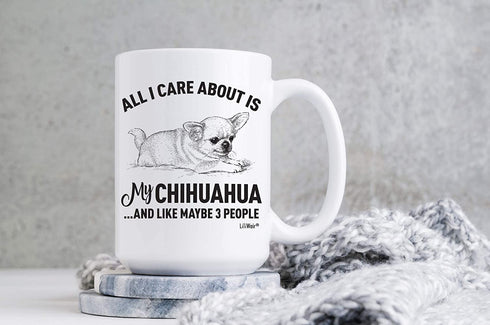 Chihuahua Mom Gifts Mugs For Christmas Women Men Dad Decor Lover Decorations Stuff I Love Chihuahua Coffee Accessories Talking Funny Birthday Gift Home Supplies Products Dog Coffee Cup Mugs
