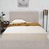 Fitted Sheet- COSMOPLUS Queen Fitted Sheet Only?No Flat Sheet or Pillow Shams?,4 Way Stretch Micro-Knit,Snug Fit,Wrinkle Free,for Standard Mattress and Air Bed Mattress from 8 Up to 14,Beige
