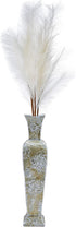 Elements 5274372 Gold Floral Decorative Metal Vase, 24-Inch, Assorted
