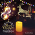 Flameless Flickering Votive Tea Lights Candles Bulk Battery Operated Set of 24 Fake Candles/Flickering Tealights LED Candle for Garden Wedding,Party, Christmas Decorations etc (Batteries Included)