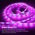 Tfzba 65.6ft Led Strip Lights, LED Lights for Bedroom, Ultra Long LED Lights RGB 5050 LED Light Strips Kit with 44 Keys Ir Remote Led Lights for Home Living Kitchen Room and Party