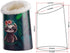 Premium Leather Makeup Brushes Cup, Pen Pencil Desk Holders, Office & Home Organizer, Make Up Brush Pot