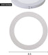 FINXIN LED Flush Mount Ceiling Light, 12W/18W Cool White 6000K Milk White Round Lighting Fixture for Closets, Kitchens, Stairwells, Basements, Bedrooms, Washrooms (2 Pack) (18W)