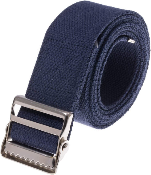 COW&COW Transfer and Gait Belt 54inch - with Metal Buckle - Transfer Walking and Standing Assist Aid For Caregiver Nurse Therapist 2 inches(Navy Blue)