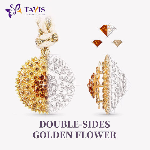 Tayis Gold Boho Curtain Tiebacks ,Outdoor Curtain Holdbacks Metal Curtain Tie for Home Office Decoration, Champagne Gold