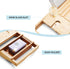 PEULEX Bathtub Tray- Bath Caddy Comes With Book, Soap Dish & Wine Glass Holder, Expandable Hot Tub Tray Designed With Premium Bamboo, For Luxurious Bathing, Great For Bath Lovers & Gift For Loved Ones