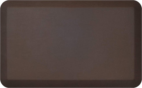 GelPro NewLife Designer Comfort Ergo-Foam Anti-Fatigue Kitchen Floor Mat, 20"x32", Leather Grain Truffle
