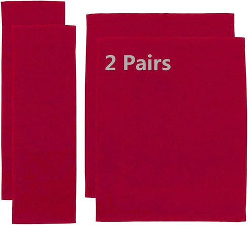 Counting Mars 2 Set Replacement Cover Canvas for Directors Chair, 20cm X 52cm + 52cm X 42cm, Red