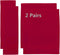 Counting Mars 2 Set Replacement Cover Canvas for Directors Chair, 20cm X 52cm + 52cm X 42cm, Red