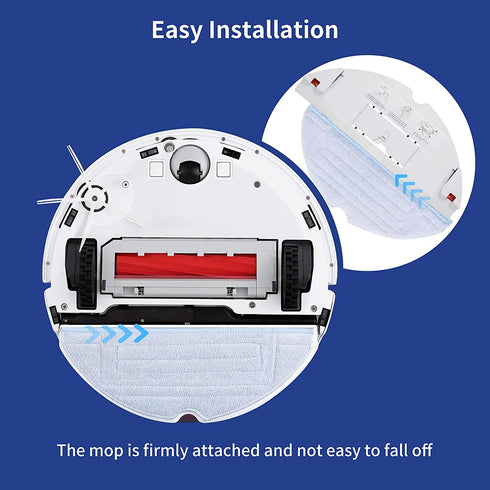 KEEPOW 6 Pack Vibrarise Mopping Pads Compatible with Roborock S7 S7 Plus S7+ Robot Vacuum Cleaner