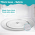 Gemroom 10.6" / 27cm Microwave Plate Replacement/Microwave Glass Turntable Replacement, Compatible with 10.5"-10.6" microwave plate