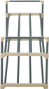 Home-Complete Storage Rack 2-Tier Organizer for Closet, Bathroom, Entryway Shoe Shelf Holds 12 Pair Sneakers, Heels, Boots, Gray and White