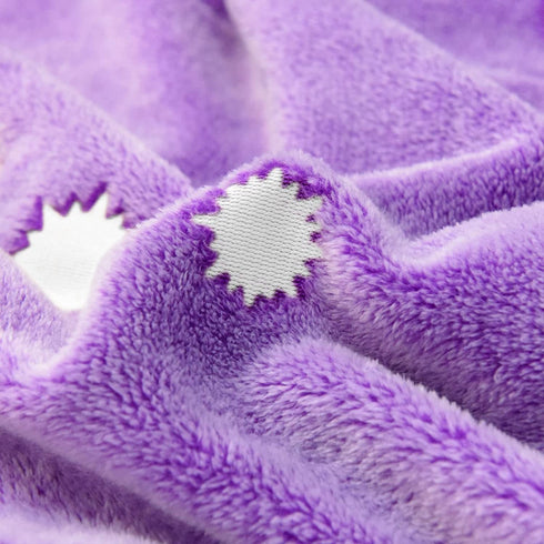 Glow in The Dark Blanket,Galaxy Stars Pattern Throw Blanket Green Fleece Blankets for Boys Girls Baby Teens Grandkids Birthday Gift,Cozy Fuzzy Plush Kids Blanket (60"x40", Purple)