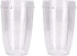 Replacement Cup Compatible with Nutribullet Replacement Parts 24 oz for Nutri Bullet 600W and 900W, Pack of 2