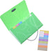 Cosmos 13 Pockets Expanding Files Folder Small Expandable File Folder with Tabs Organizer for Receipts Coupons and Tickets (Green)