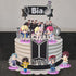 7PCS B^TS cake topper fingure Characters set of Action Figure Toys Premium Cake Toppers and Party Favors for B^TS party supplier, Halloween Christmas Thanksgiving Gift Ideas for Boys and Girls, Pink