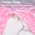 Catalonia Kids Mermaid Tail Blanket, Super Soft Plush Flannel Sleeping Snuggle Blanket for Teen Girls, Rainbow Ombre, Fish Scale Pattern, Gift Idea