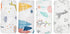 Kingrol 4 Pack Baby Muslin Swaddle Blankets, Soft Unisex Swaddle Wrap for Boys and Girls, Large Neutral Receiving Blanket for Newborn Infant, Bear/Fox/Elk/Elephant