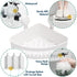 TAILI Suction Corner Shower Caddy Corner Shower Shelf Shower Basket Wall Mounted Shower Holder Organizer for Shampoo, Plastic White Shower Suction Caddy for Kitchen & Bathroom, Drill-Free Removable