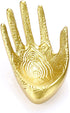 ELLDOO Buddha Hand Jewelry Tray Rings Holder Jewelry Display Hand jewelry Holder Trinket Dish Storage Decoration ,Gold