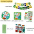 Dinosaur Birthday Party Supplies,Serves 20 Dinosaur Plates Napkins Cups and Tablecloth Banners Straws Set for Dinosaur Theme Birthday Party Decorations for Boys Kids Disposable Dinner Tableware Set