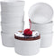 Ramekins 6 oz, Set of 8, Souffle Dishes, Oven Safe Porcelain Ramekins Bowls For Creme Brulee, Custard, Lava Cakes, Pudding, Flan, Mini Desserts, Jam and Ice Cream, Ramekins For Baking