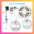 50ft LED Strip Lights Bluetooth ,Sync Music Color Changing LED Lights Strip,SMD 5050 Flexible LED Tape Light with Remote/Phone Control,Bluetooth LED Strips Light for Bedroom,Indoor,DIY (APP+ Remote?