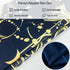 Sun and Moon Tapestry + 6 Fake Ivy Vines + 32.8ft LED String Lights, Wall Hanging Tapestry Psychedelic Aesthetic Home Decor for Bedroom Living Room Home Dorm Christmas Wall Decor, Black Gold