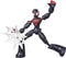 Spider-Man Marvel Bend and Flex Miles Morales Action Figure Toy, 6-Inch Flexible Figure, Includes Web Accessory, for Kids Ages 4 and Up , Black
