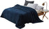 Navy Blue Flannel Fleece Blanket King Size, Ultra Soft Warm Fuzzy Plush Blanket for Bed Couch Travel Camping 90 x 108 inch