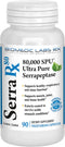 Serra-RX 80,000 SPU Serrapeptase - Enteric Coated Proteolytic Systemic Enzyme, Non-GMO, Gluten Free, Vegan, Supports Sinus & Lung Health, 90 Veg Capsules