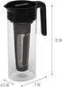 Goodful Airtight Cold Brew Iced Coffee Maker, Shatterproof Durable Tritan Plastic Construction, Leak-Proof Lid, Large Capacity with Premium Stainless Steel, 2.25 Qt, Black