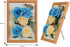 FUNHOKO Artificial Flowers Wall Art for Home Decor with LED Lights Hanging on Photo Frame.Modern Indoor Home Decoration for Both Table and Wall in Living Room,Bedroom,Bathroom, Kitchen.House Decor L11?xW4.3?xH1.2?(HOM02)