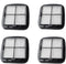 97D5 Filter Compatiable with Bis-sell Cleanview Pet & Hand Vac Multi-Level Filter, Replace Part # 203-1432 2031432 203-7416, 2037416 (4 Packs)
