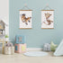 Magnetic Poster Hanger Frame, Teak Magnet Poster Frame 20x16 20x24 20x28 20x30 for Kids Paintings, Photos, Maps, Scrolls, Picture, Canvas Works and Art Prints