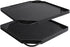 Youtian Reversible Griddles/Grill,2-in-1 Double Use,Non-Stick Aluminum Stove Top Portable for Camping,Square Shaped Black