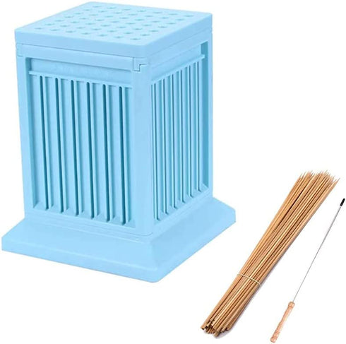 COOSKIN Small 18 cm Barbecue Skewers Meat Skewer Tool 49 Hole Kebab Making Box BBQ Grill Beef Meat Slicer Kebab Brochette Maker Kit