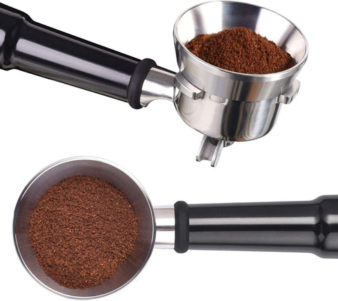 54mm Espresso Dosing Funnel, MATOW Stainless Steel Coffee Dosing Ring Compatible with 54mm Breville Portafilter