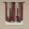 Achim Home Furnishings Ombre Tie up Shade Window Curtain, 50 in x 63 in, Burgundy