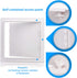 Morvat Plastic Access Panel 12 X 12, Access Door for Drywall, Access Panel for Drywall, Wall Access Panel, Plumbing Access Panel, Heavy Durable Plastic, White