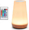 Table Lamp Touch Lamp 5 Level Dimmable Warm White Light & 13 Color Changing RGB,Nightstand Light for Bedroom,Baby Kids Room, Living Room, Office
