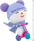 Hallmark Keepsake Christmas Ornament, Year Dated 2021, Granddaughter Snowman on Scooter