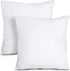 Utopia Bedding Throw Pillows Insert (Pack of 2, White) - 20 x 20 Inches Bed and Couch Pillows - Indoor Decorative Pillows