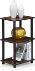 FURINNO Turn-N-Tube 2 Space Shelf, Walnut/Brown